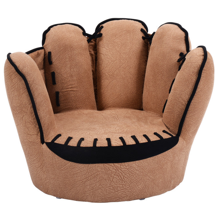 Five Fingers Baseball Glove Shaped Leisure Upholstered Kids Sofa