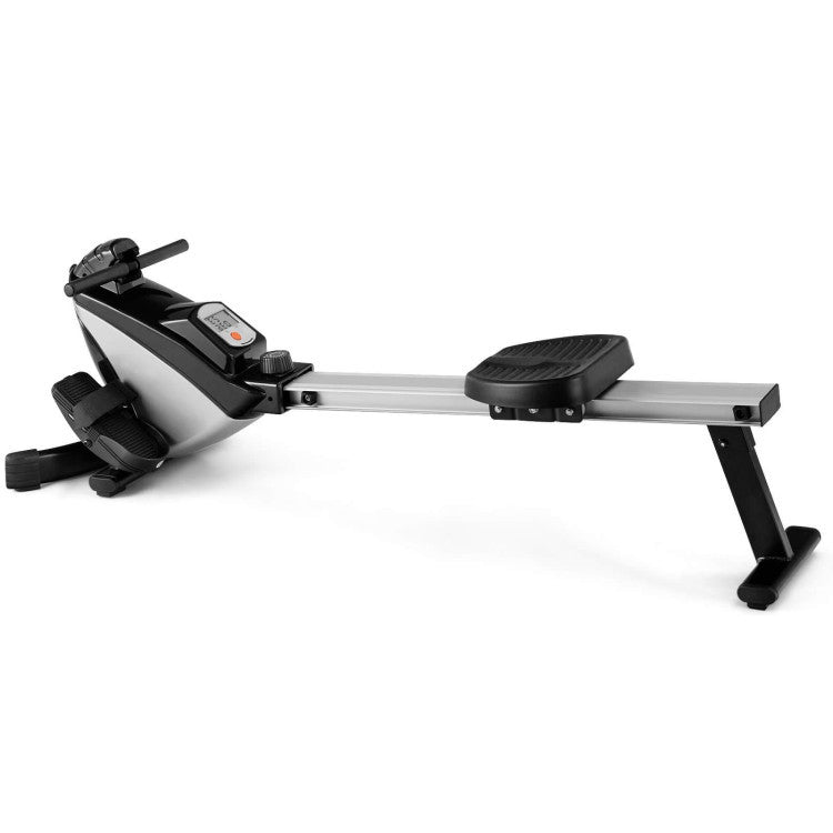 Folding Magnetic Rowing Machine with Adjustable Oxygen Resistance and LCD Display