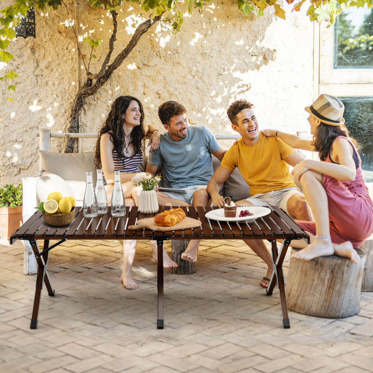 Folding Picnic Table with Carry Bag for Camping, BBQ and Patio