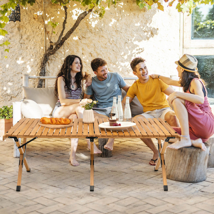 Folding Picnic Table with Carry Bag for Camping, BBQ and Patio