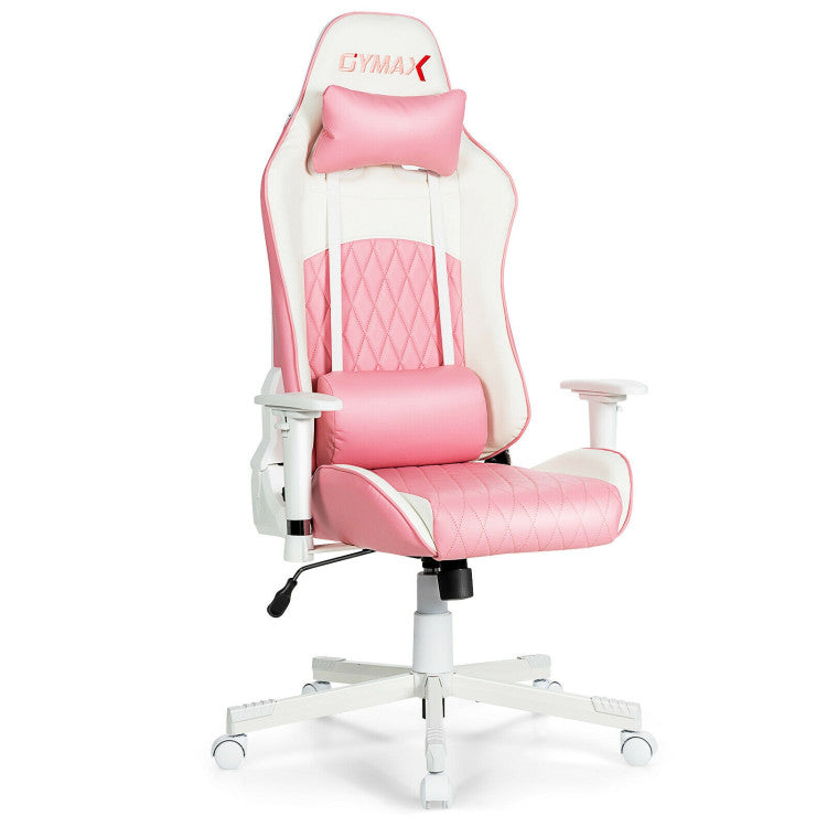 High Back Computer Gaming Chair with Headrest and Lumbar Support for Home and Office