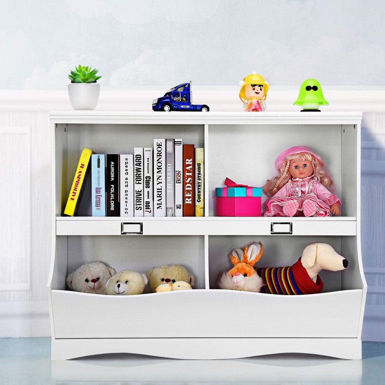 Kids Toy Storage Organizer Children Bookshelf Bookcase