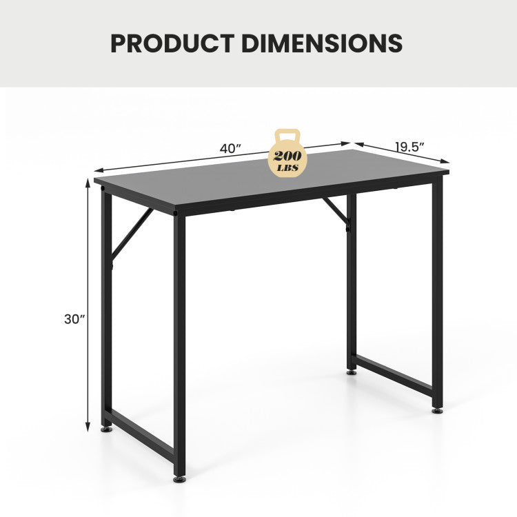 L-Shaped Computer Desk and Writing Workstation for Home and Office