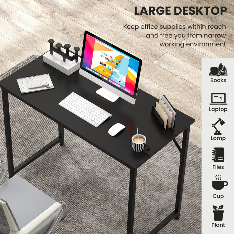 L-Shaped Computer Desk and Writing Workstation for Home and Office