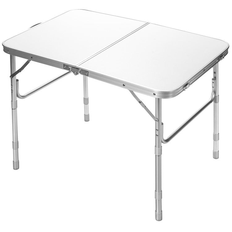 Portable and Folding  Aluminum Camping Table with Adjustable Height
