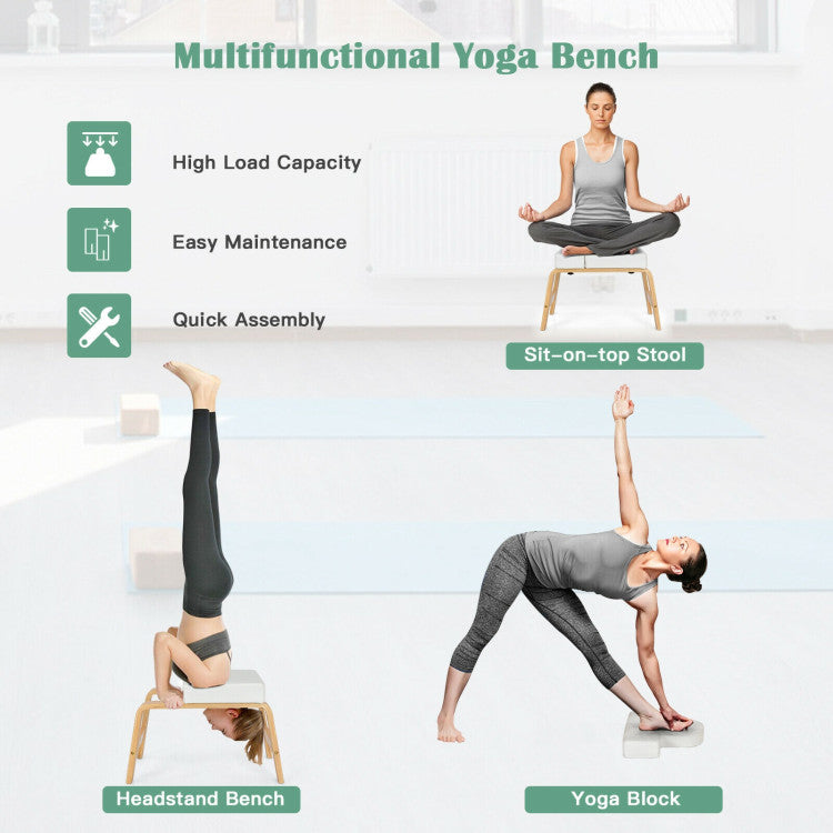 Yoga Headstand Bench for Workout Relieve and Fatigue Body Building