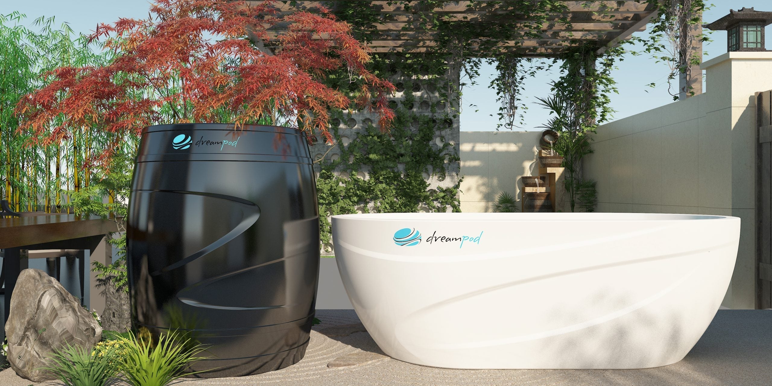 Dreampod Cold Plunge Barrel with Chiller