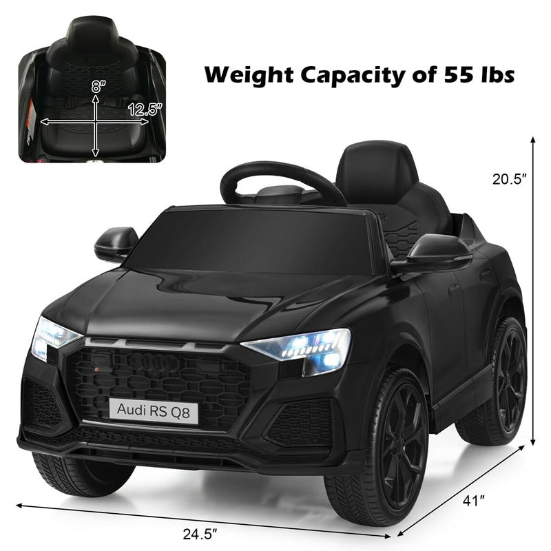 12V Battery Powered Audi Q8 Kids Ride On Car with Remote Control