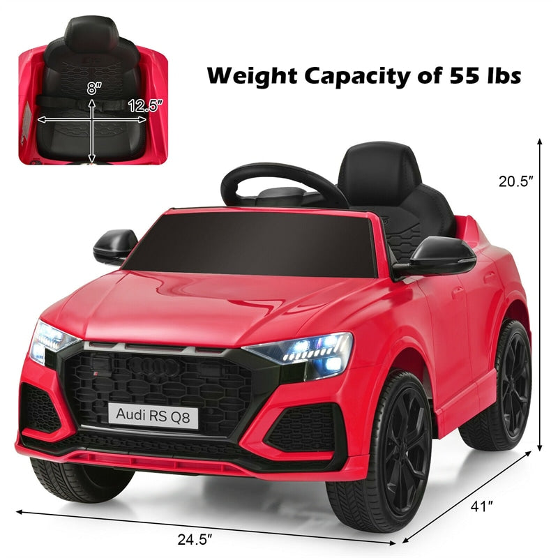 12V Battery Powered Audi Q8 Kids Ride On Car with Remote Control