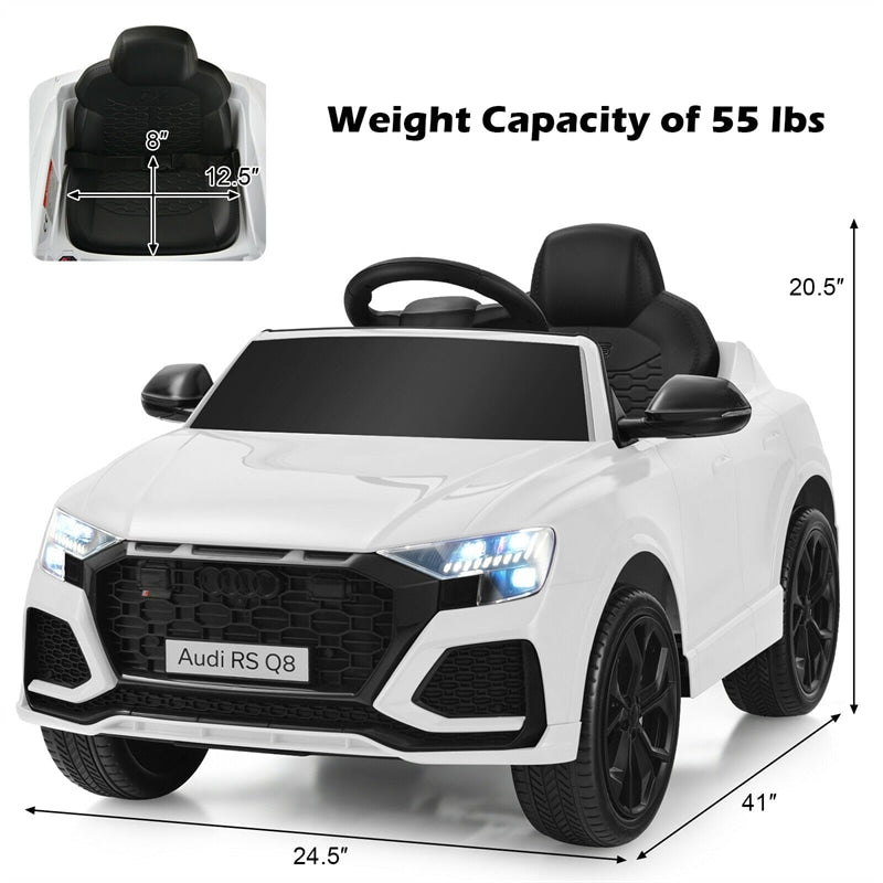 12V Battery Powered Audi Q8 Kids Ride On Car with Remote Control