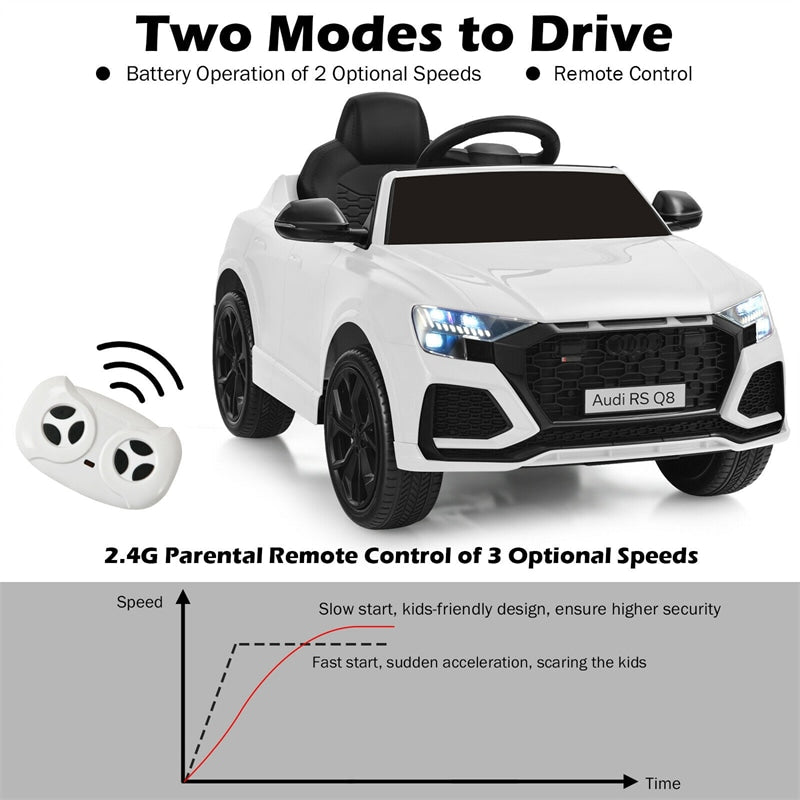 12V Battery Powered Audi Q8 Kids Ride On Car with Remote Control