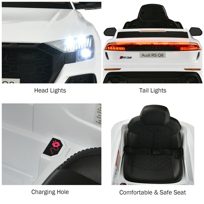 12V Battery Powered Audi Q8 Kids Ride On Car with Remote Control