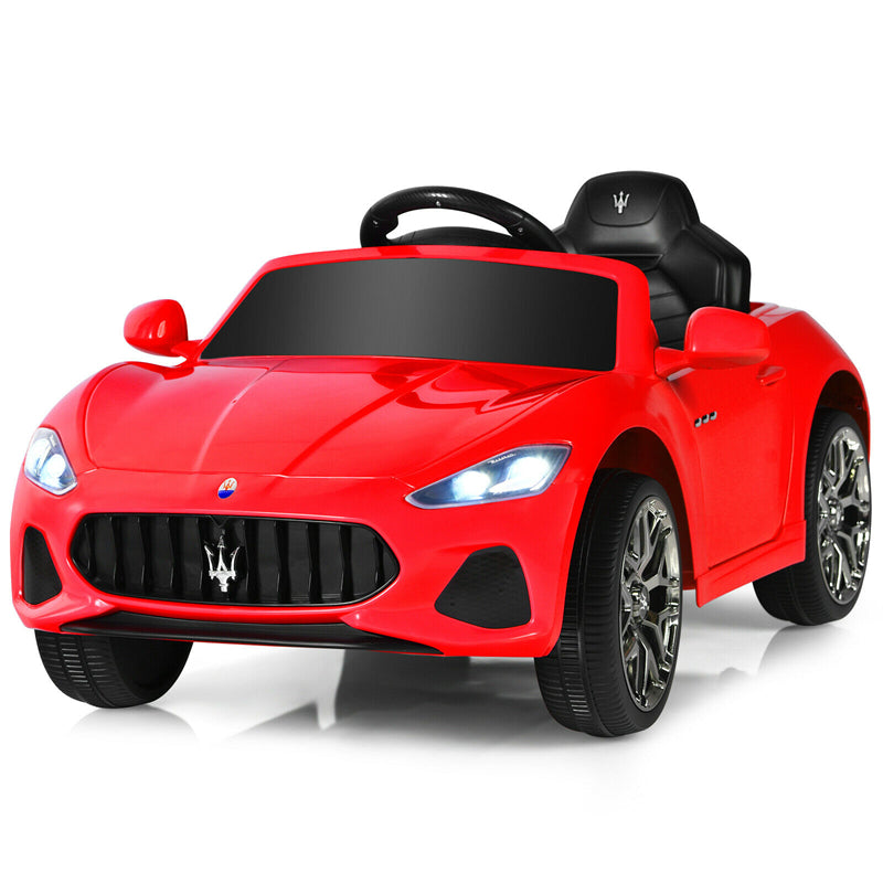 Kids Ride On Car 12V Licensed Maserati GranCabrio Battery Powered Electric Car with Remote Control & Lights