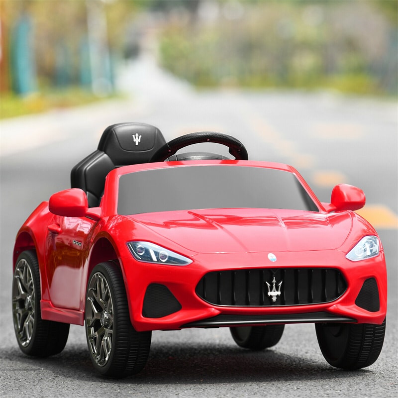 Kids Ride On Car 12V Licensed Maserati GranCabrio Battery Powered Electric Car with Remote Control & Lights