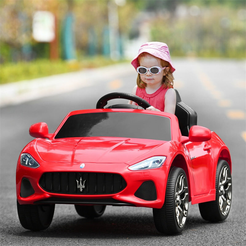 Kids Ride On Car 12V Licensed Maserati GranCabrio Battery Powered Electric Car with Remote Control & Lights