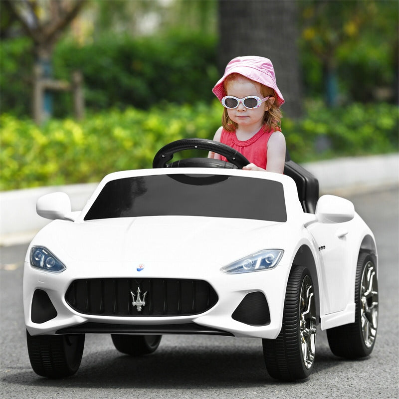 Kids Ride On Car 12V Licensed Maserati GranCabrio Battery Powered Electric Car with Remote Control & Lights