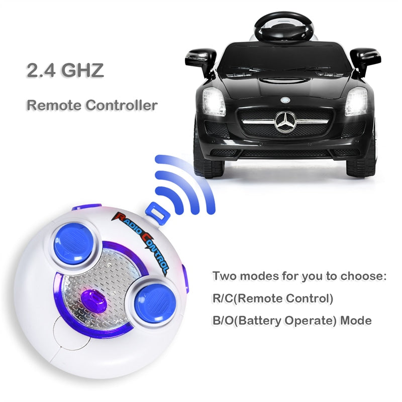 6V Kids Electric Ride On Car Mercedes Benz SLS with Remote Control & MP3