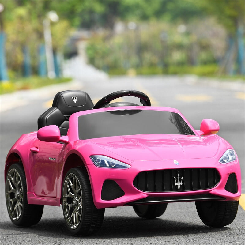 Kids Ride On Car 12V Licensed Maserati GranCabrio Battery Powered Electric Car with Remote Control & Lights