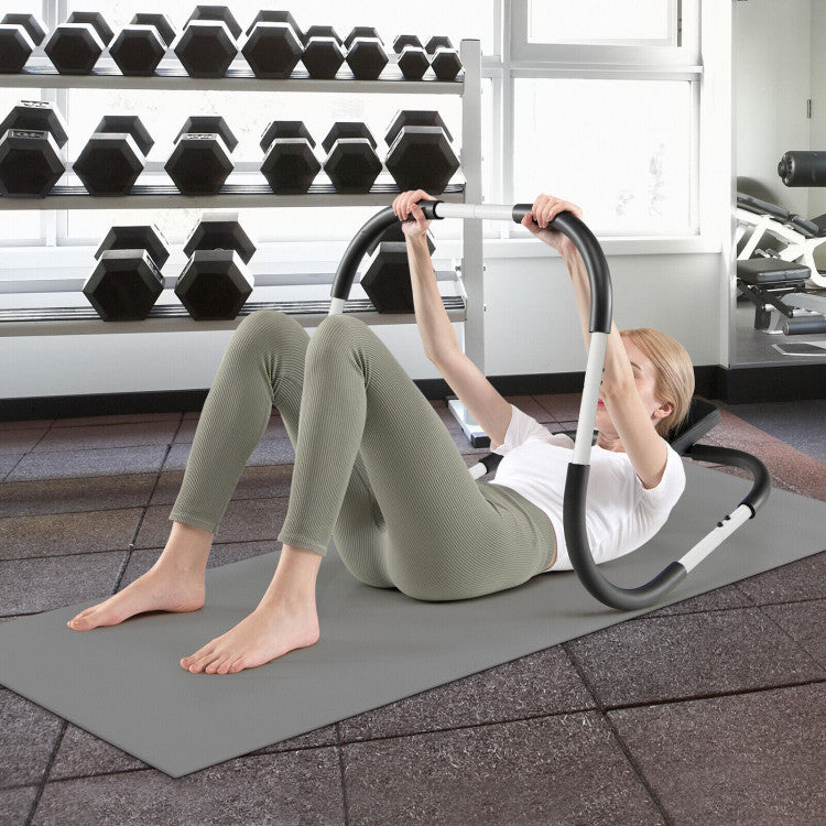 Portable AB Strength Trainer with Headrest for Home and Office Gym