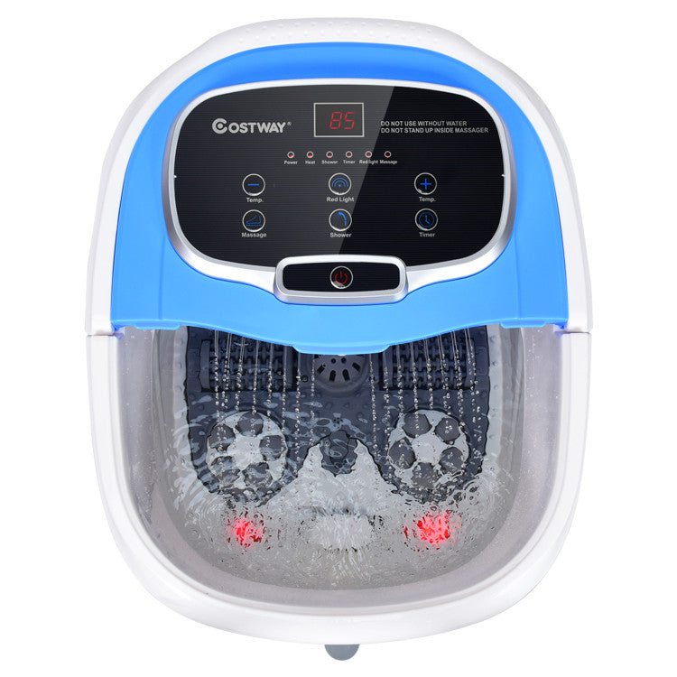 Portable Heated Home Foot Spa Bath Motorized Massager with 3 Adjustable Temperature and Timer