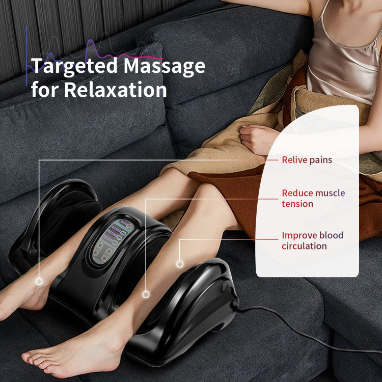 Therapeutic Shiatsu Foot Massager with High-Intensity Rollers and 4 Adjustable Modes