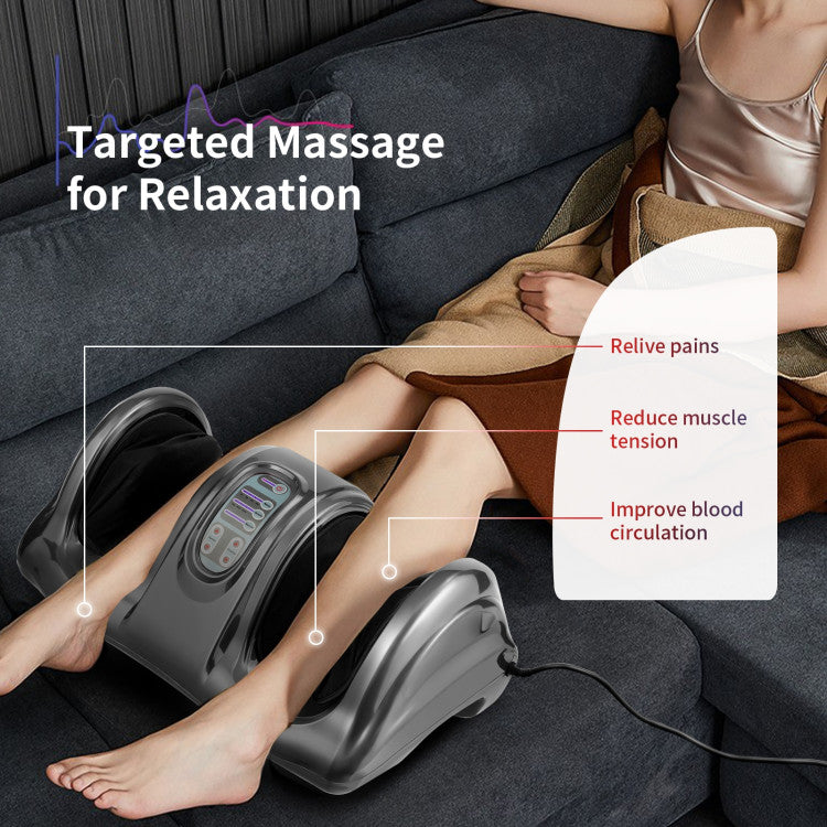 Therapeutic Shiatsu Foot Massager with High-Intensity Rollers and 4 Adjustable Modes