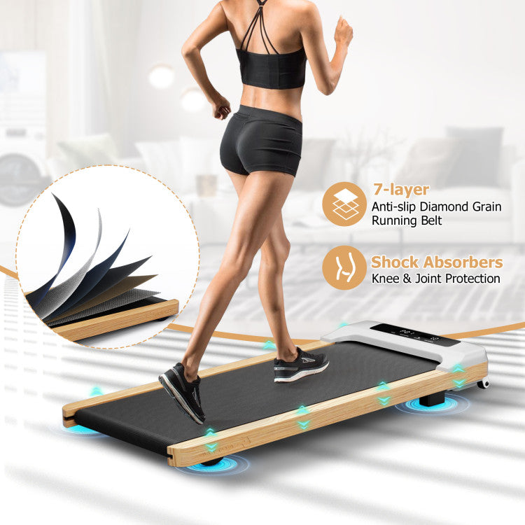 Under Desk Treadmill with Remote Control and LED Display for Home and Office