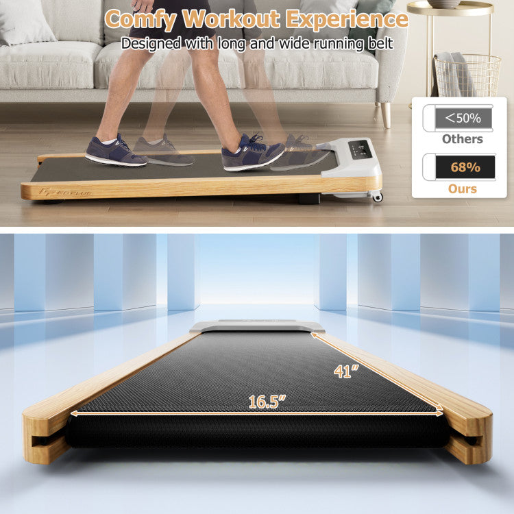 Under Desk Treadmill with Remote Control and LED Display for Home and Office