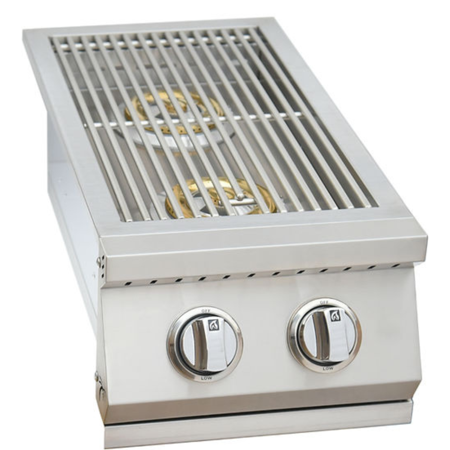 Built In Double Side Burner Stainless Steel with removable cover - ElitePlayPro