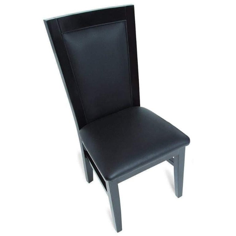 BBO Poker Tables Black Gloss Classic Poker Dining Chair Set