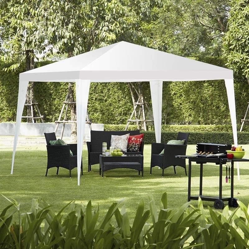 10 x 10 ft Canopy Tent Outdoor Wedding Party Event Tent for Backyard
