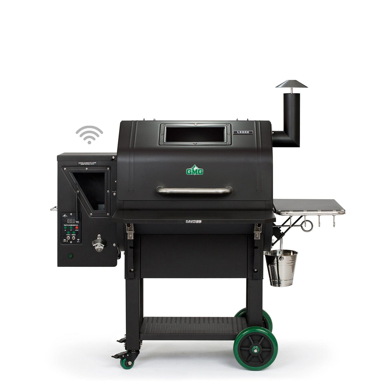 Green Mountain Grills - Ledge Prime+ WiFi Pellet Grill w/ Black Lid