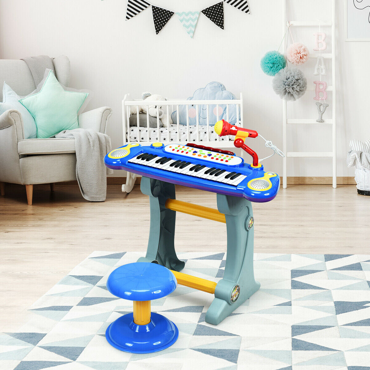 37 Key Electronic Keyboard Kids Toy Piano