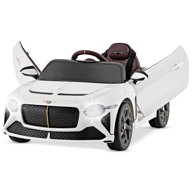 Kids Ride-on Car 12V Licensed Bentley Bacalar Battery Powered Electric Vehicle Toy with Remote Control & LED Lights for 3+ Years Old