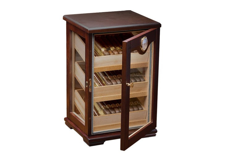 Prestige Import 13" Countertop Cigar Humidor Holds 125 Cigars