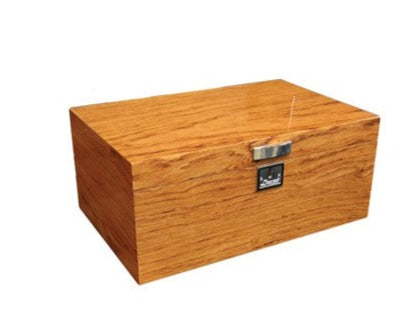 Prestige 15" Princeton Bubinga Countertop Cigar Humidor with Polished Hardware