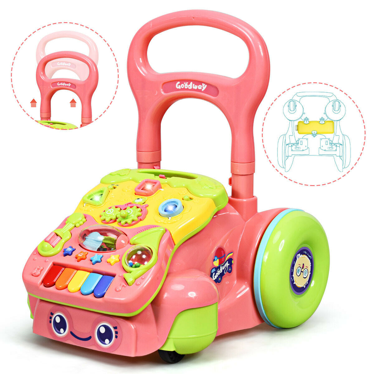 Sit-to-Stand Learning Baby Walker for Early Development Toys