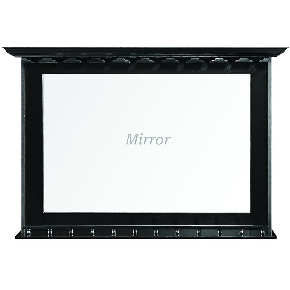 RAM Game Room Bar Mirror - Black - ElitePlayPro