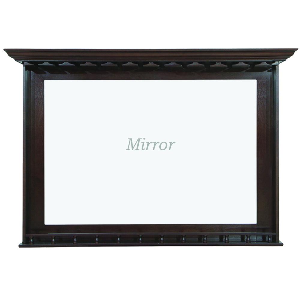 RAM Game Room Bar Mirror - Cappuccino - ElitePlayPro