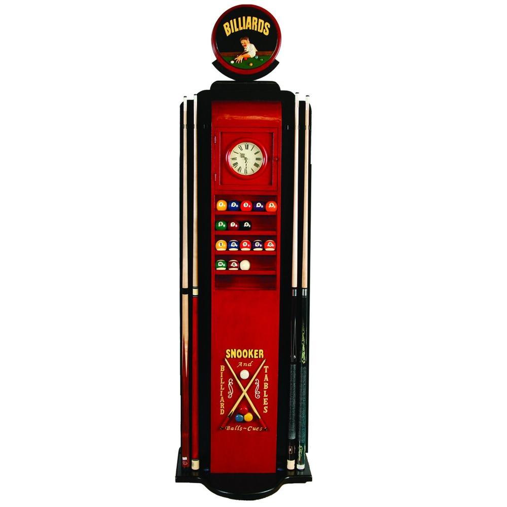 RAM Game Room Billiards Gas Pump Themed Ball and Cue Holder R934 - ElitePlayPro