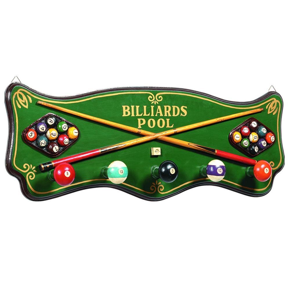 RAM Game Room Pub Sign - Billiards Coat Rack - ElitePlayPro