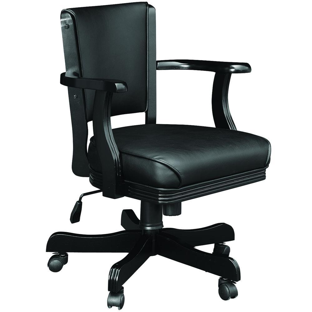 RAM Game Room Swivel Game Chair - Black - ElitePlayPro
