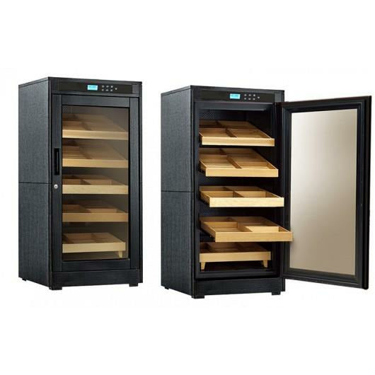 Prestige 25" Electric Freestanding Cigar Humidor Cabinet with Cooling & Heating Systems (Redford)
