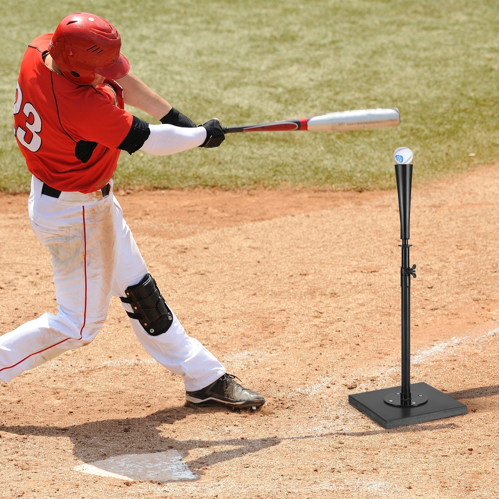 36 Inch Adjustable Heavy Duty Batting Tee for Baseball