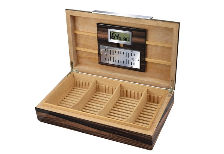 Prestige Import- 17" Electronic Cigar Humidor with Slotted Divider System