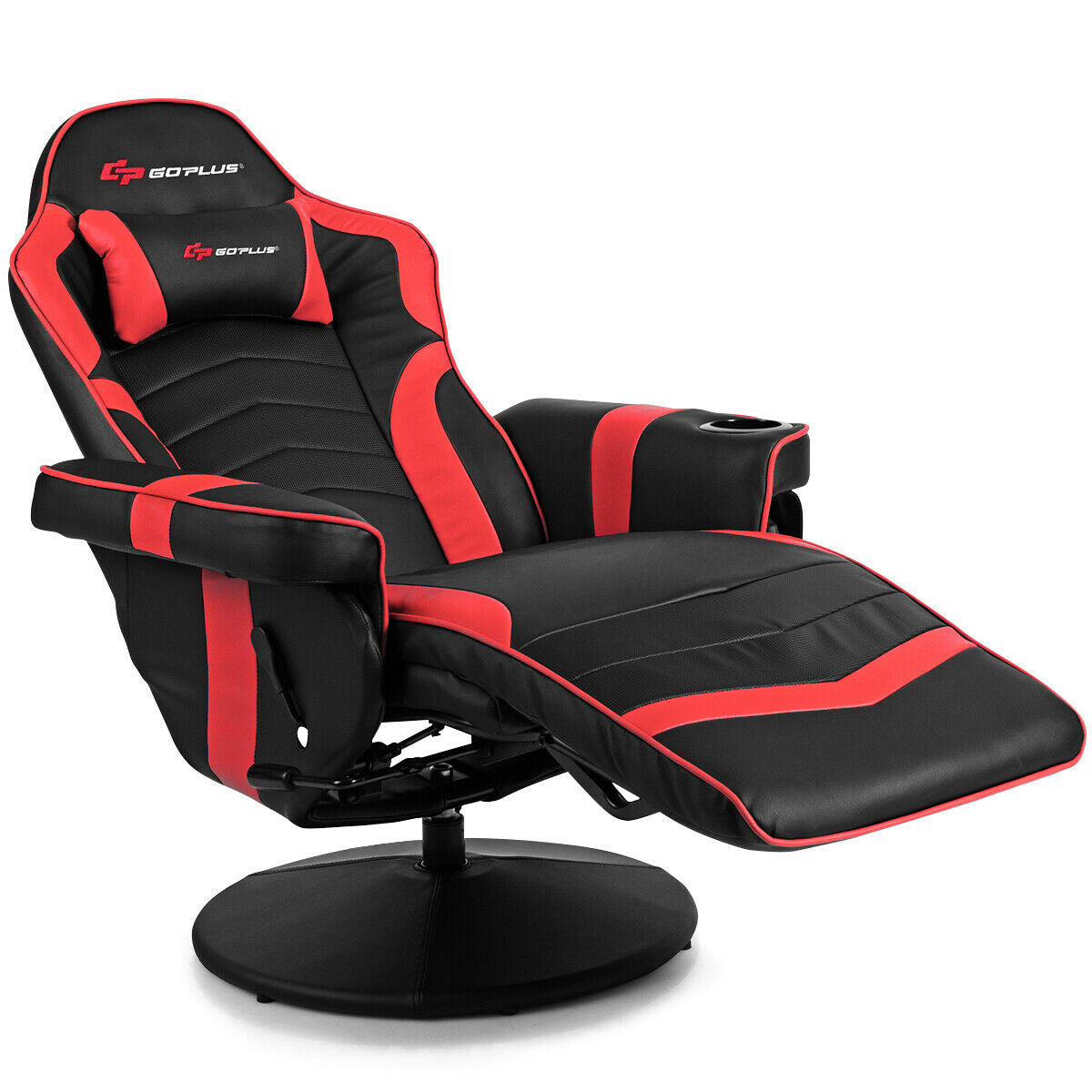 Ergonomic Massage Gaming Chair Gaming Recliner with Pillow and Adjustable Backrest