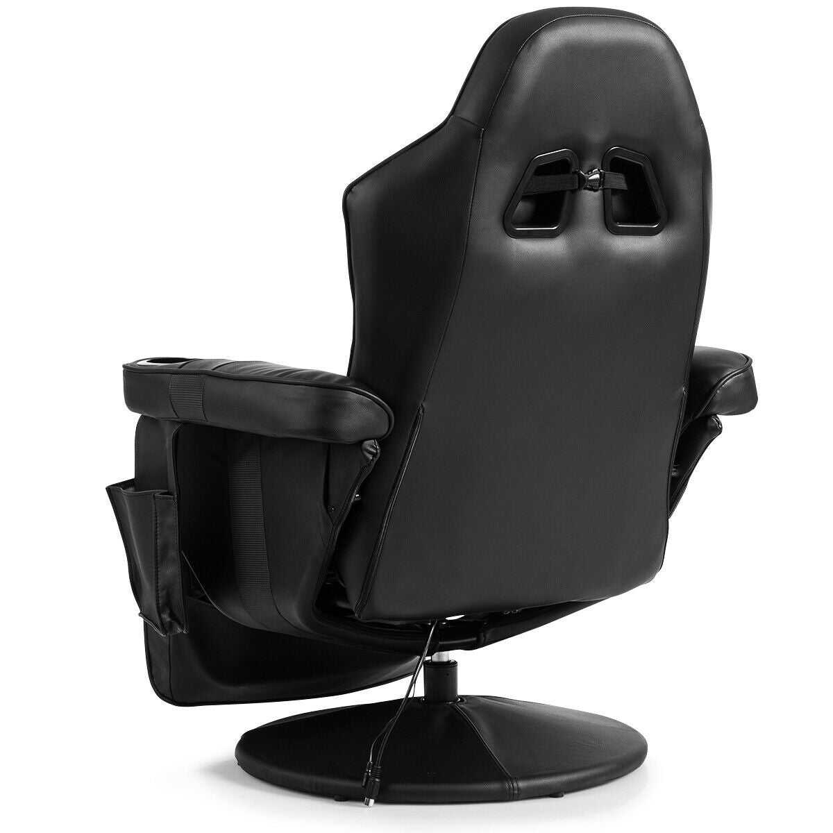 Ergonomic Massage Gaming Chair Gaming Recliner with Pillow and Adjustable Backrest