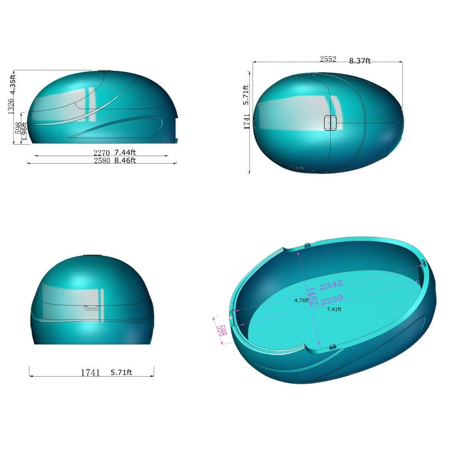 Dreampod V2 Float Pod - The Ultimate Float Tank Experience