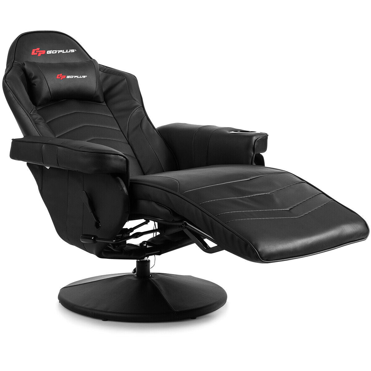 Ergonomic Massage Gaming Chair Gaming Recliner with Pillow and Adjustable Backrest