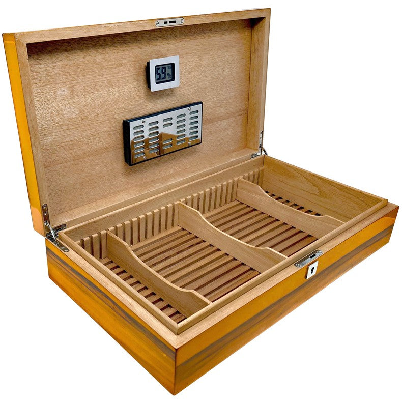 Prestige Import 19" Winchester Desktop Cigar Humidor with Slotted Dividers